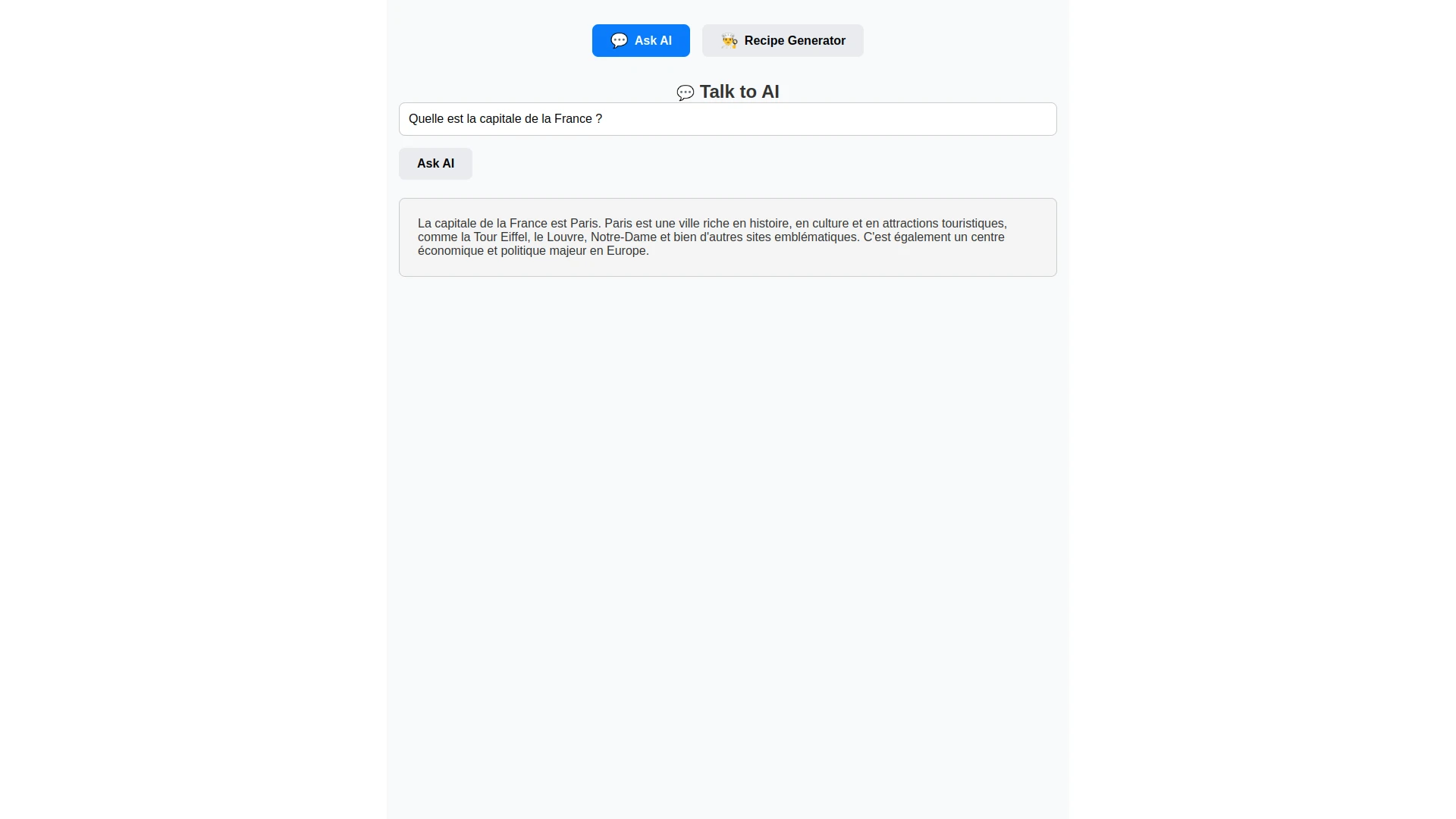 Spring AI Integration